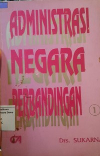 Image of Administrasi Negara Perbandingan (1)