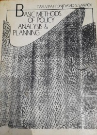 Image of Basic Methods Of Policy Analysis & Planning