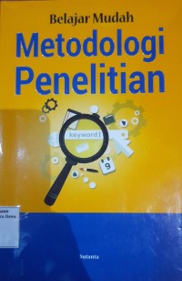Image of Belajar Mudah Metodologi Penelitian