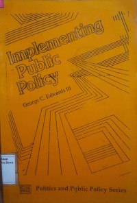 Image of Implementing Public Policy