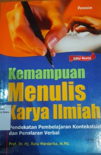 Image of Kemampuan Menulis Karya Ilmiah