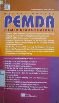 Image of Undang-undang Pemda (Pemerintahan Daerah)